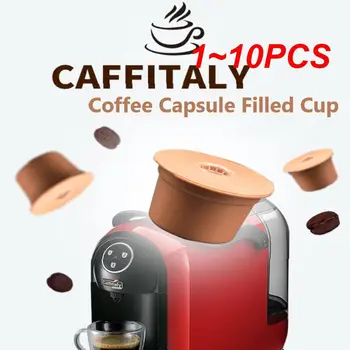 1 ~ 10ШТ Кафемашина за еднократна употреба, капсули, филтър за кафе чаши с капацитет от 8 g за капсула кафе-машини Caffitaly, филтри за кафе