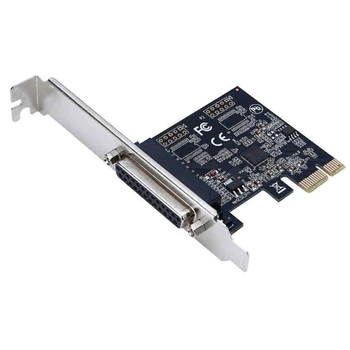 1 бр. висок Клас паралелен порт DB25 25Pin Pcie Странично Card LPT принтер за преобразуване на PCI-E Express Card адаптер