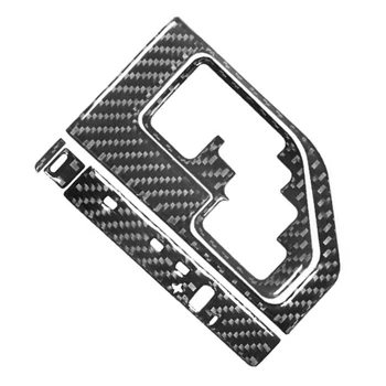 1 Комплект стикери за украса панел за превключване на предавките на автомобила, годни за Toyota Camry 2012 2013 2014, карбоновое влакна, черен, ляв волан