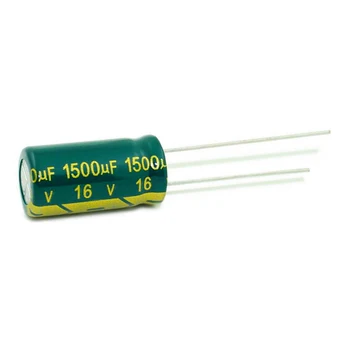 10 бр./лот 1500uf16V Ниско съпротивление esr/импеданс висока честота на алуминиеви електролитни кондензатори с размери 10*20 16V 1500uf 20%