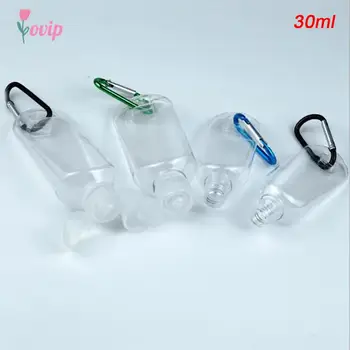 1бр Прозрачни празни бутилки за еднократна употреба Пластмасови Мини контейнер за еднократна употреба Празни козметични контейнери