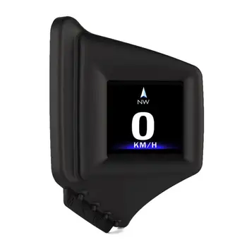 2,1-инчов LCD ДИСПЛЕЙ HUD-a GADGET Smart Vision Бордови компютър, 100 Съвместим с OBD2GPS, Двойна Система за Регулиране на предния багажник, Монтаж оборота в минута, мили/ч /КМЧ