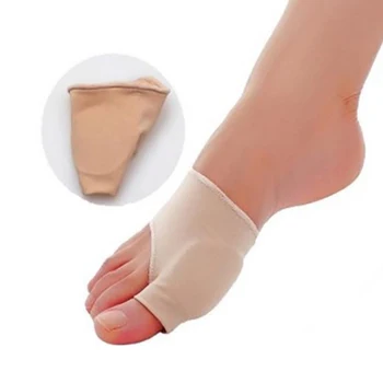 2 елемента Грижа За краката Коректор Вальгусной деформация на палеца на крака Удобна Мека Еластична Тъкан Ортопедични Средства за регулиране на палеца на стъпалото