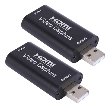 2 карти за заснемане на аудио-видео и USB 2.0 С резолюция 1080P и 4K За запис През екшън-камера цифров slr камера