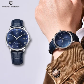 2023 PAGANI DESIGN Най-добрата марка на луксозни Сапфирен кристал Автоматични Механични часовници, Водоустойчиви часовници е от неръждаема стомана Reloj Hombre