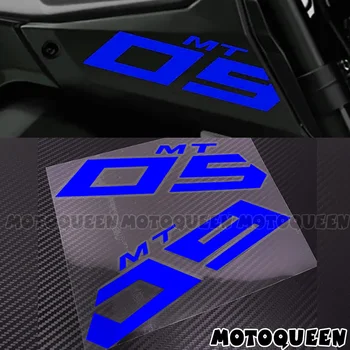 2X Аксесоари за мотоциклети Корпус, тампон на резервоара, обтекател, Светлоотразителни стикери, етикети с водоустойчив логото за Yamaha MT-09 MT09