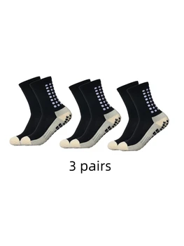 3 чифта класически футболни чорапи със средна дължина, за децата и жените, мини чорапи, абсорбиращи потта, по-ниски спортни чорапи с хавлиена кърпа