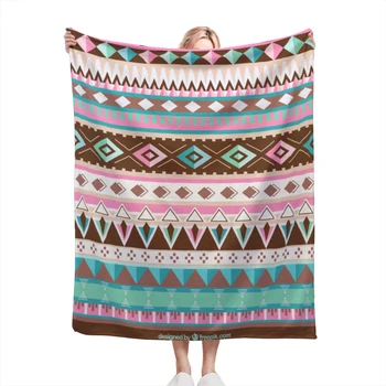 73 Утолщенное одеяло Фланелевое, много меко, с 3D печат, топъл зимата плюш
