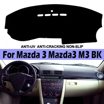 Auto Покриване на арматурното табло на Автомобила Подложка За арматурното табло DashMat Анти-UV Mazda3 на Mazda 3 M3 BK 2004 2005 2006 2007 2008 Ляв волан