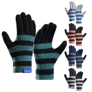 Crochet ръкавици, утепляющие ръкавици с допир на пръстите си, теди топли ръкавици, еластична велосипедна ръкавица за планинско колоездене и скално катерене