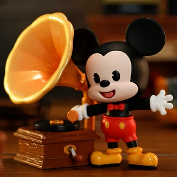 Disney Mickey Реколта Серия Blind Box Kawaii Minnie Daisy Donald Duck Mystery Box Колекция От Аниме Модел Кукли Фигурка Детска Играчка