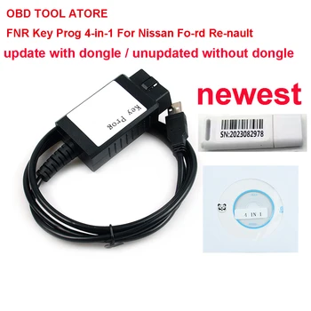 FNR 4 В 1 Ключова Програма За Nissan, Рено, за Ford Motor Програмист С USB ключ, Система за Извличане на Пин-код Remote FNR 4-В-1