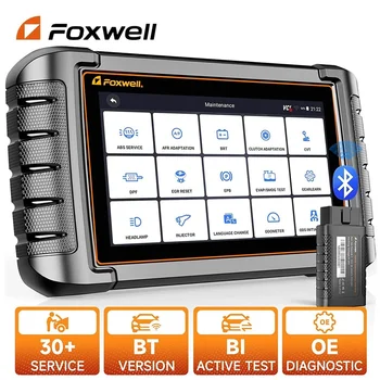 FOXWELL NT809BT OBD2 Bluetooth Автомобилен Инструмент за Диагностика Двупосочни Тест 30 + Отменя Всички Системни Кодове Четец OBD2 Скенер Automotivo