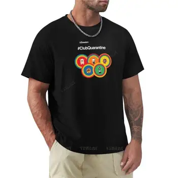 Gabriel & Dresden #ClubQuarantine: Дъгова семейство [Бяла] тениска, тениска с къс ръкав, дрехи от аниме, мъжки ризи