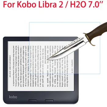 HD Закалено Стъкло За Кобо Везни H2O 2019 За Кобо Libra 2 2021 7.0-Инчов Екран Протектор За Четене на книги на таблета, Защитно Фолио