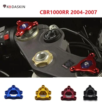 Kodaskin CNC Алуминий 22 мм Регулатори предварително натоварване окачване вилици за CBR1000RR cbr 1000rr cbr1000 rr 2004-2007