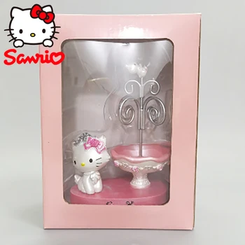 Sanrio Hello Kitty 19-сантиметър фигурка Аниме Средновековен медальон Кавайные Играчки, Декорации за Събиране на подаръци от PVC Материали за момичета