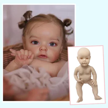 SueSue Bebe Reborn Момиче Dolls 55 см Пълно Тяло, Мек Винил Неокрашенная Кукла За Новородени САМ Реалистични Кукли-Реборн Boneca Kit Bebé Преродения