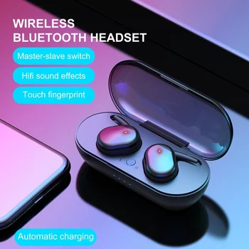 TWS Y30 Bluetooth слушалки слушалки Безжични слушалки С Докосване Спортни Слушалки с Микрофон Музикални Слушалки за xiaomi
