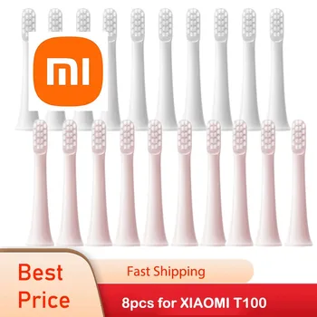 Xiaomi За MIJIA T100 8 бр. сменяеми дюзи за зъби Звукова електрическа четка за зъби Вакуумно DuPont с мека четка Подходящи съвети
