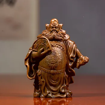 XS732 - 10 СМ Статуетка Юни Панагюрище От Зелен Сандалово дърво Скулптура Китайската Митология Традиция Украса Занаят, Подарък Миниатюрни Бижута