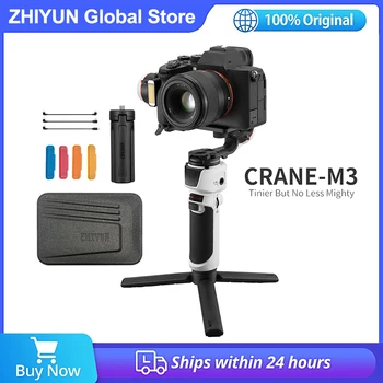 Zhiyun Crane M3 3-Аксиален Ръчно Кардан Стабилизатор за Беззеркальных камери, Екшън камери на мобилни телефони за Sony/Canon /iPhone 14 Pro Max