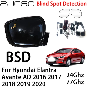 ZJCGO Автомобили BSD Радарът на Системата за Предупреждение За Откриване на Слепи Зони Предупреждение За безопасно Шофиране за Hyundai Elantra Avante AD 2016 ~ 2020