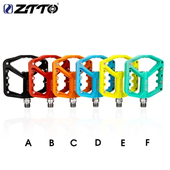 ZTTO 1 Двойка от Сменяеми щифтове, за да върти педалите на велосипеда, с широка повърхност, велосипедни педали за подмяна на части мотора, съвместимост с оранжев цвят