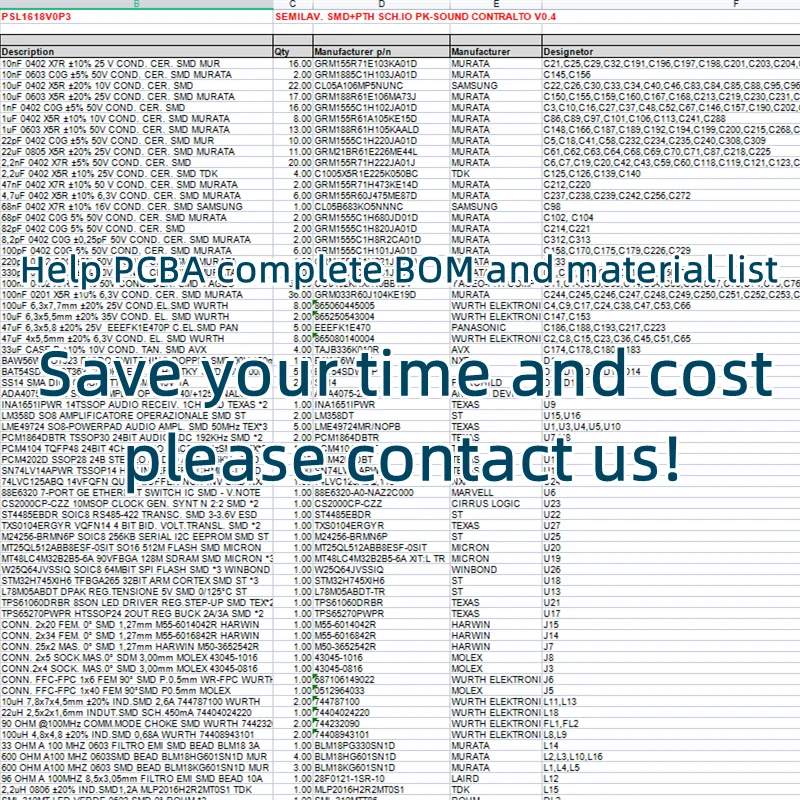 10 бр./лот DS90CF384AMTD Помогнете PCBA се състави пълна спецификация и списък на материалите