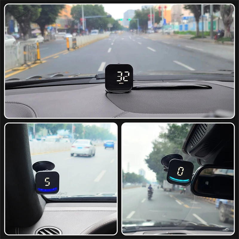 1БР Мини-OBD GPS HUD Дисплей Ръководство За Скорост HD Главното Устройство Предупреждение За Скорост Напомняне За Умората При Шофиране На Автомобила Директна Доставка на Автомобила