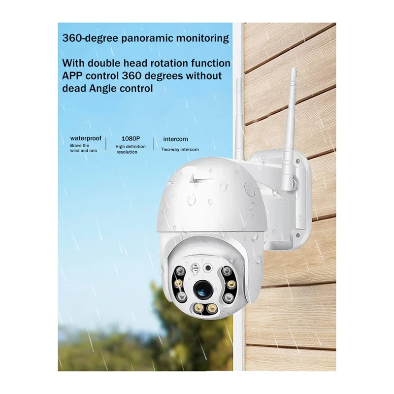 2-Мегапикселова камера, Wifi HD Камера, Камера за Сигурност Гуманоидное Откриване на Интелектуална Проследяване на Нощно Виждане Пълноцветен Камера за Наблюдение