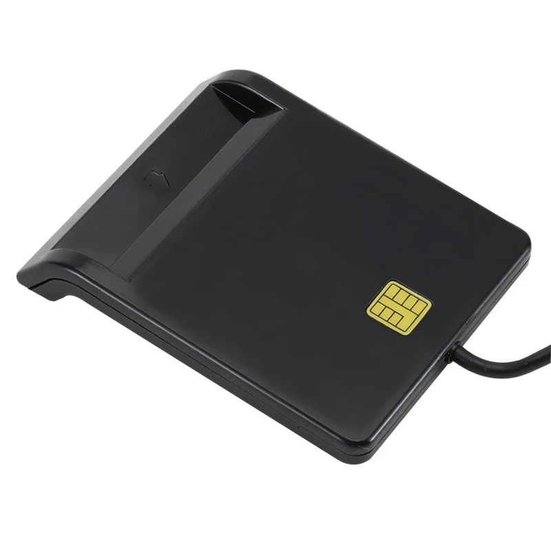 2X универсален четец за смарт карти за банкови карти, ID CAC, DNIE ATM, IC, четец SIM-карти за телефони и таблети с Android