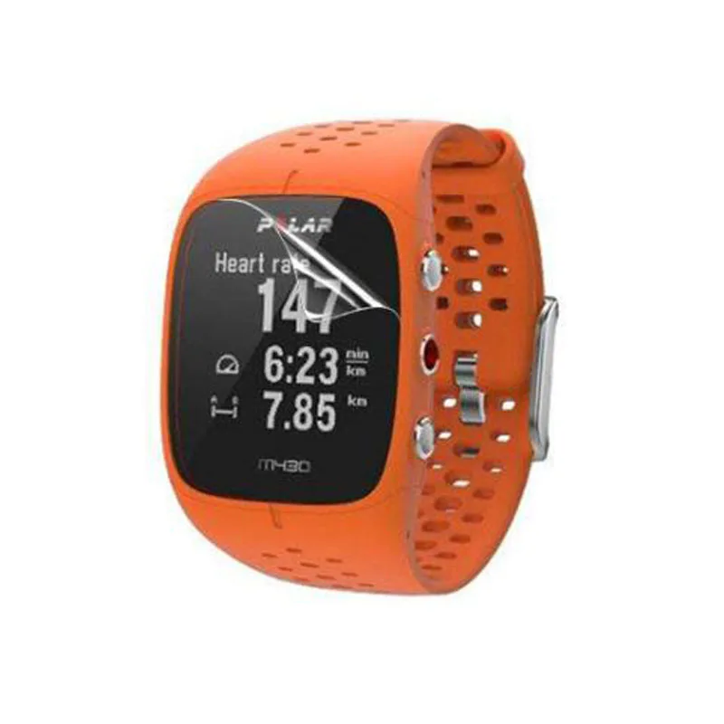 3 бр. Мека прозрачно защитно фолио за спортни смарт часовници Polar M400 M430 Watch, защитно покритие за екрана (не стъклени)