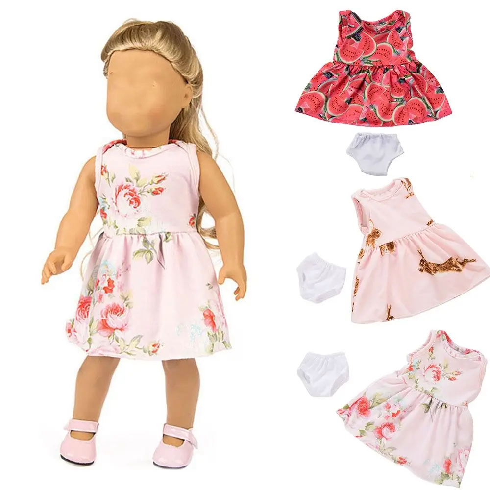 3 стила за играчки, нова какавида, модно принцеса рокля с цветен модел за кукли 43 см, 18-инчов куклено рокля