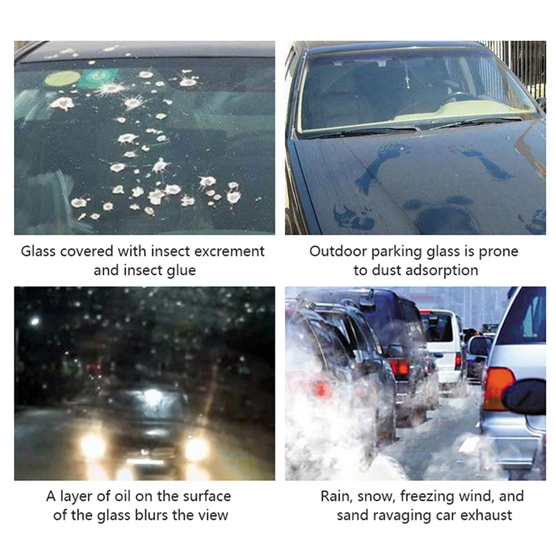 40шт Твърдо за Пречистване на Чистачките на колата Шипучие Таблетки За почистване на Стъкло на Тоалетни Аксесоари за Автомобили