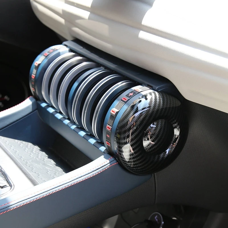 4X Автомобилни Стикери С Тапицерия От Въглеродни Влакна ABS За отдушник BYD ATTO 3 Юан Plus 2022