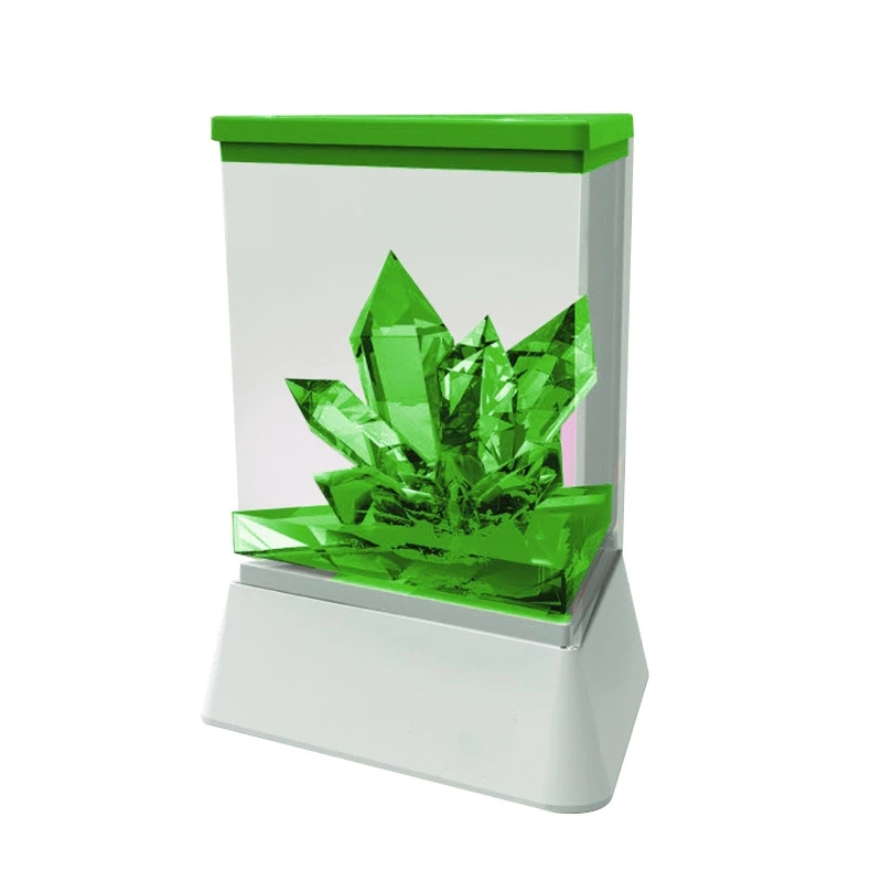 4XBD Интерактивен Научно-образователен crystal за отглеждане на зелен кристал със собствените си ръце за тийнейджъри