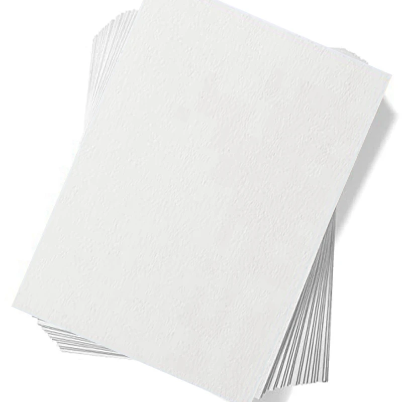 60 Листа със Студена печат от 50% Памук и £ 140 / 300 гориво Киселина Насипни Бяла Хартия, Акварел на Хартия Художествена хартия (10,63 X 7,68 инча)