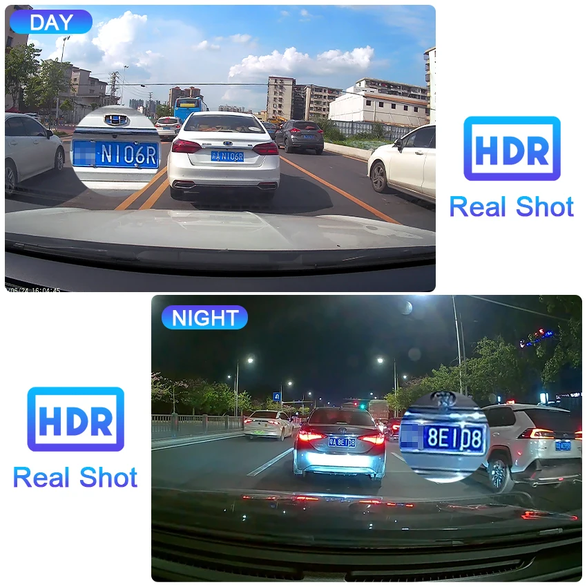 HD 4K 2160P Щепсела и да Играе Скрит Автомобилен Видеорекордер Dvr Dash Cam Камера на таблото За Toyota Sienna 2021 2022 2023 Нощно Виждане