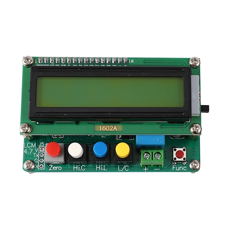 Lc100-A Цифров LCD дисплей точност ръководят Измерител на Индуктивност, Капацитет L/C Тестер на кондензатора Честота 1pF-100mF 1uH-100H Lc100-A + Тест
