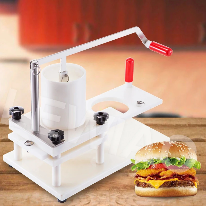 LEWIAO 110 мм, 130 мм, Ръчна преса за кръгли бургери за хамбургери, Кухненски Инструменти, Устройство за приготвяне на сандвичи и месни пайове