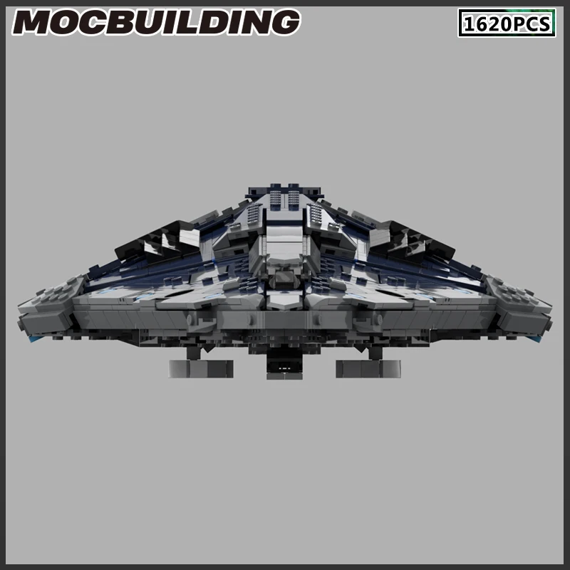 MOC Строителни Блокове Python Космически Кораб Мащабна Модел 1:250 САМ Тухли Събере Колекция от Играчки за Коледни Подаръци Подаръци За рожден Ден