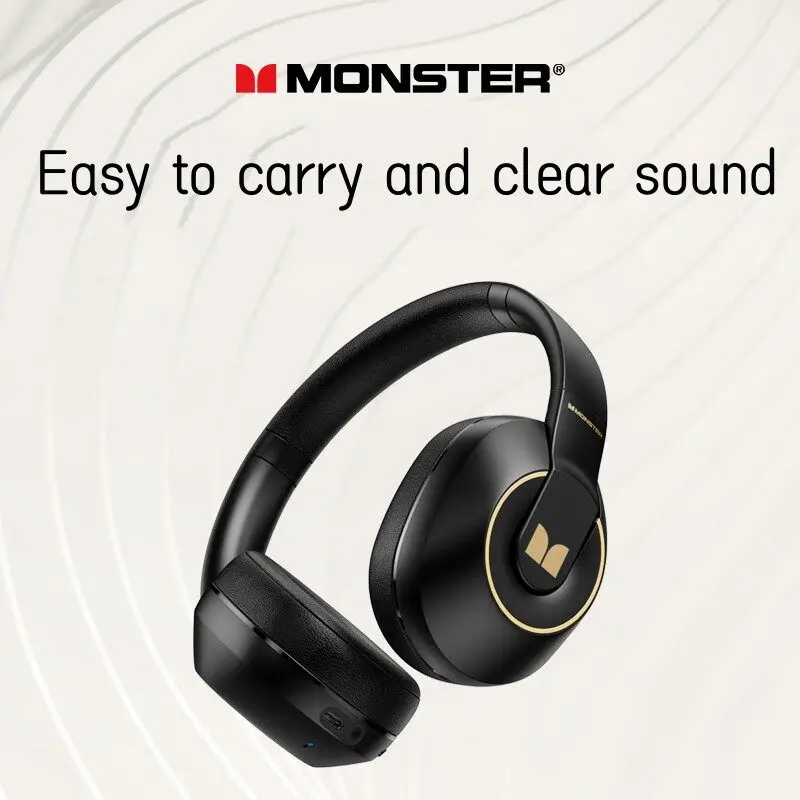 Original Monster XKH01 Слот безжични слушалки Bluetooth Слушалки 5.3 Сгъваема слушалки Sport Fone Bluetooth Слушалки Новост 2023 година