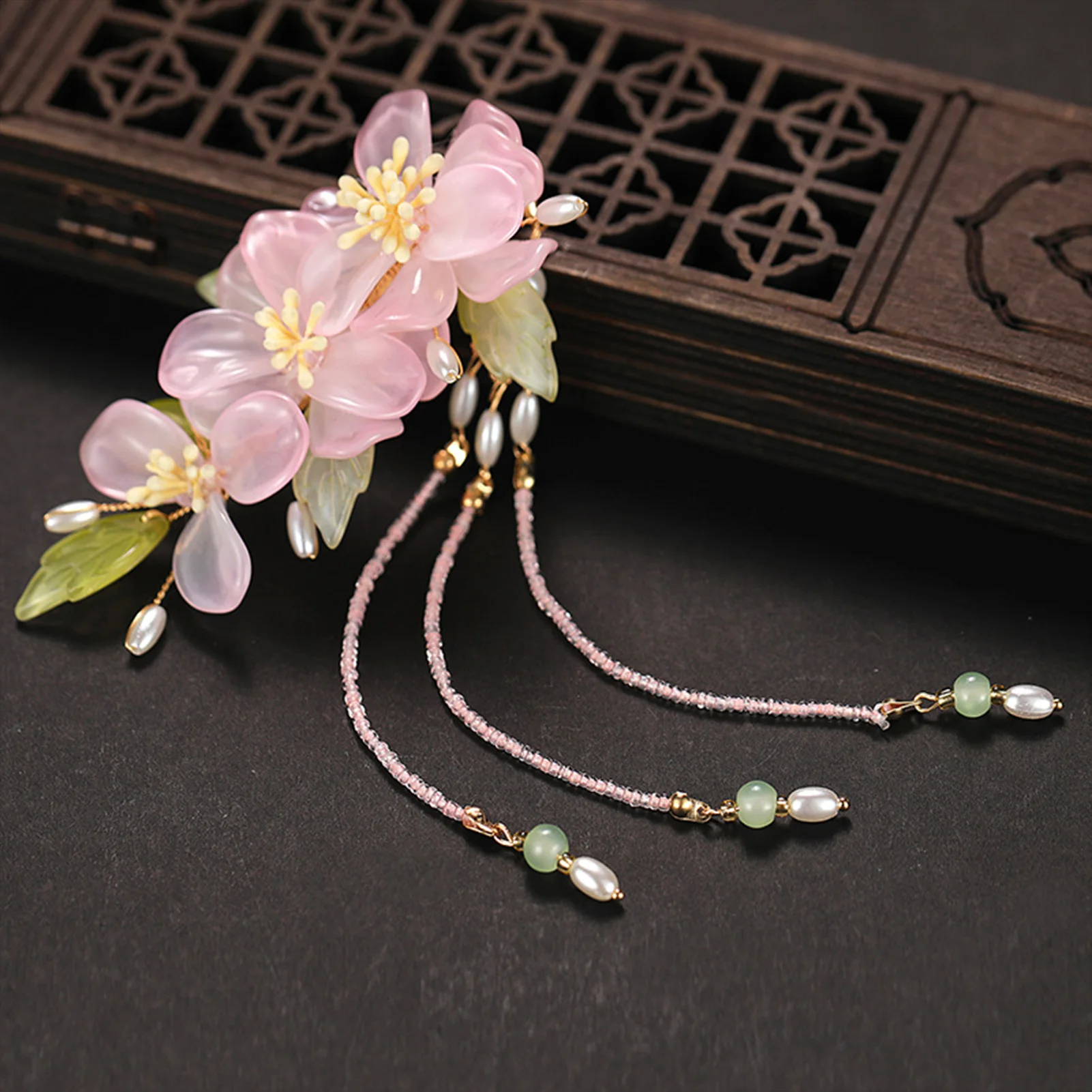 Дамски щипки за коса, прическа, бижута във формата на цветя със сладък ресни и утконосом за празничния банкет костюмированного