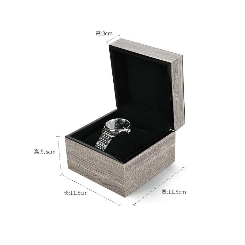 Дървена кутия за часовници, благородна квадратна възглавница за боя, кутия за съхранение на часа са подбрани кутия
