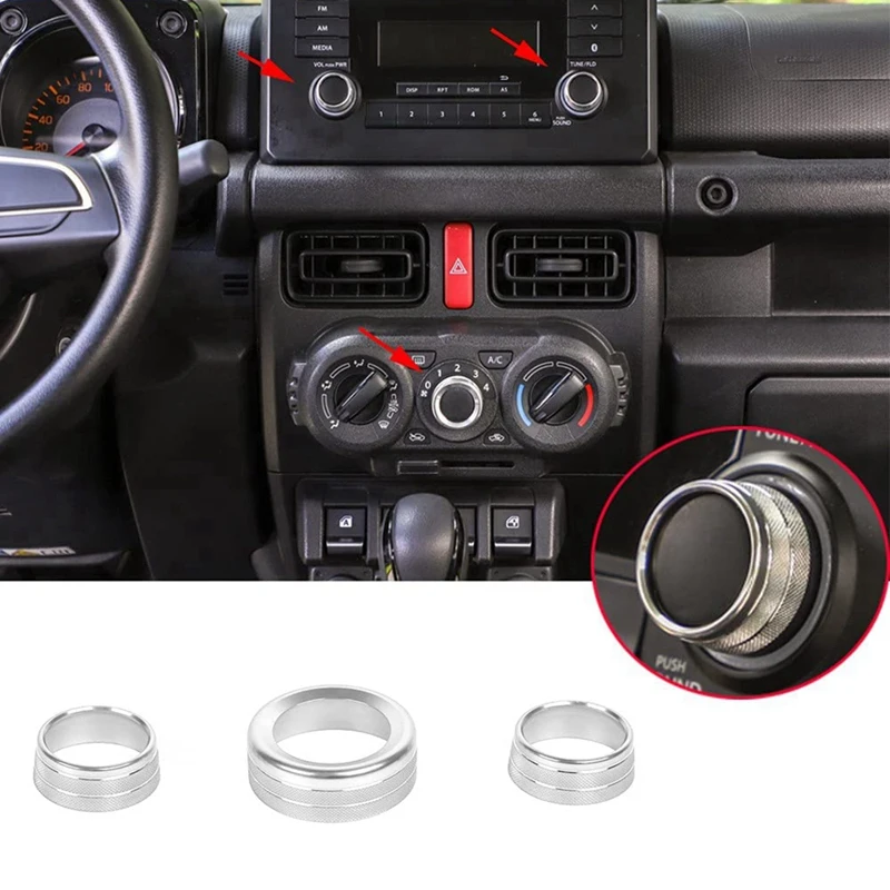 За Suzuki JIMNY 2019-2021 Автомобилен климатик Дръжка ac Капак Завърши Съраунд декоративно пръстен Аксесоари за интериора