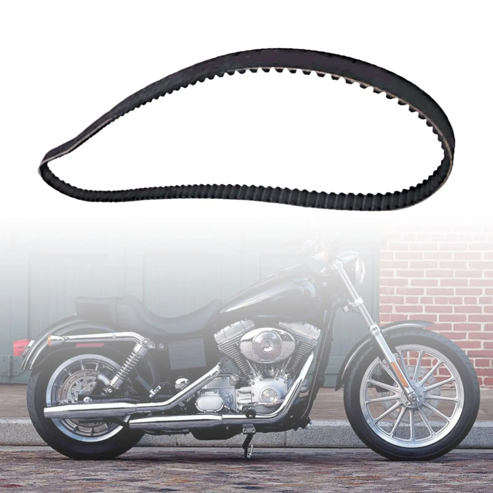 Задна задвижваща каишка Мотоциклетът детайл от Каучук 133 зъб ширина 1 1/2 инча за Dyna Tour Glide