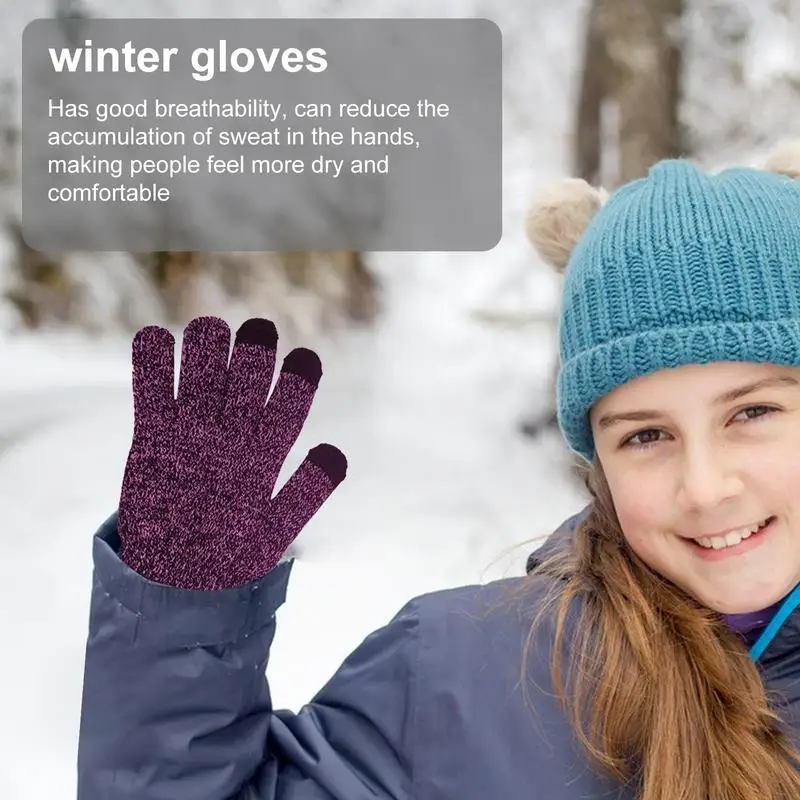 Зимни ръкавици с USB-топъл, ръкавици с един пръст със сензорен екран, Нескользящие топли акумулаторни ръкавици с топъл, преносими ръкавици за набор на текст, За да