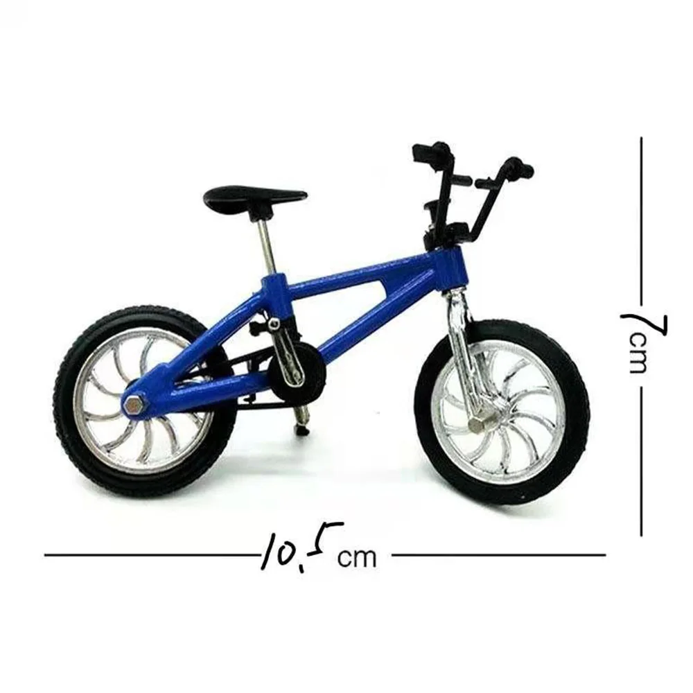 Играчки за мини мотори с пальчиками, умален модел на МТВ велосипед от сплав, имитация на планинско колоездене, екстремни, Подарък играчка за деца 1/12, Аксесоари за куклена Къща