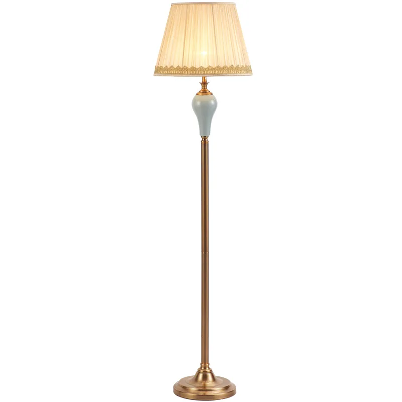 Керамичен под лампа OULALA с led подсветка, модерен и креативен е американски моден лампа за дома, хол, спалня